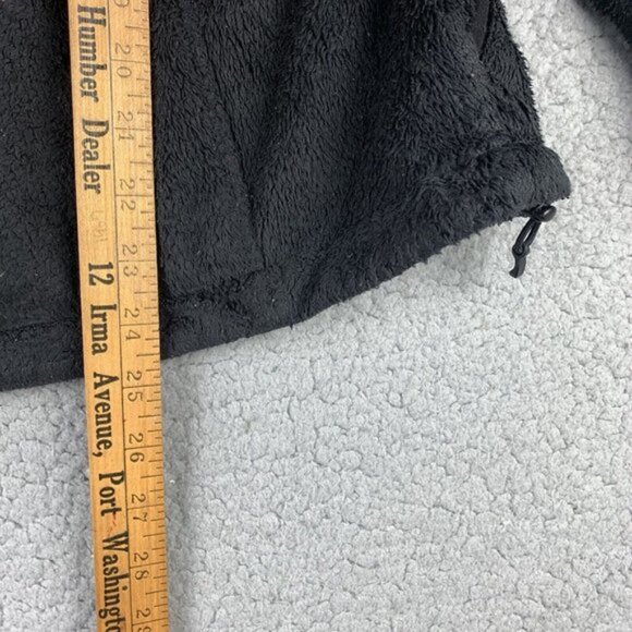 The North Face Women's Jacket Black Fleece Pullover Full Zip Up Pockets Size S - Picture 15 of 16